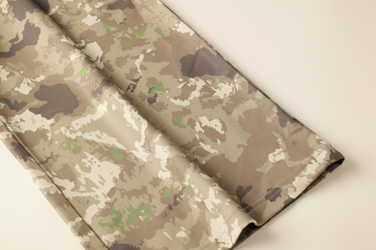 THE KELLY WIDE LEG CAMO PANT