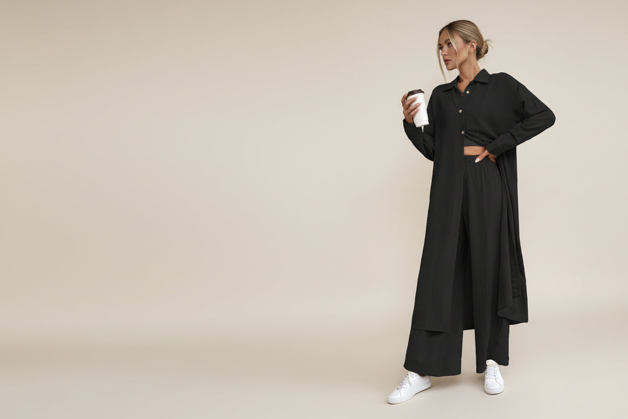 THE PIPER LONG SHIRT PANT SET