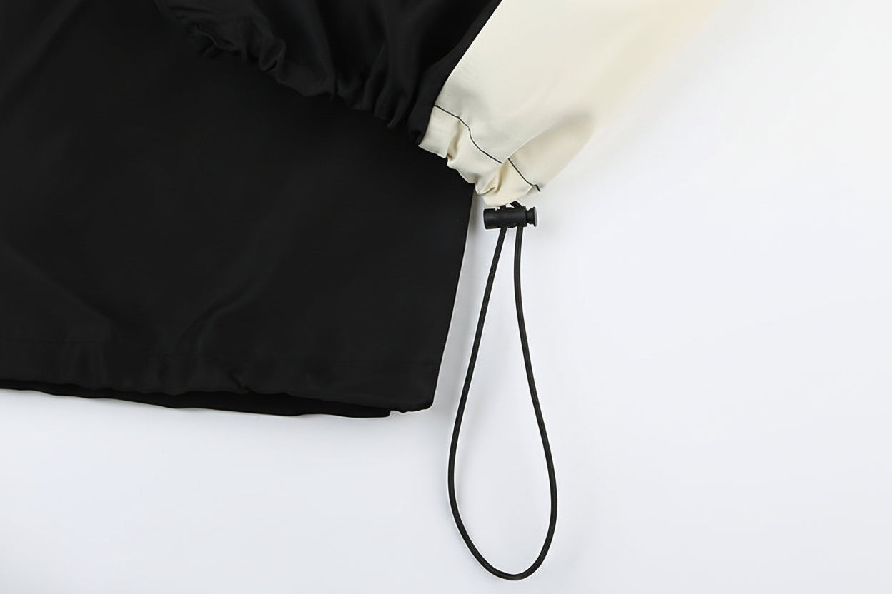 THE HILARY WIDE LEG ADJUSTABLE TRACK PANT