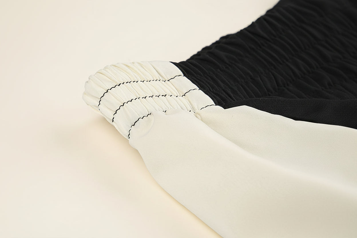 THE HILARY WIDE LEG ADJUSTABLE TRACK PANT